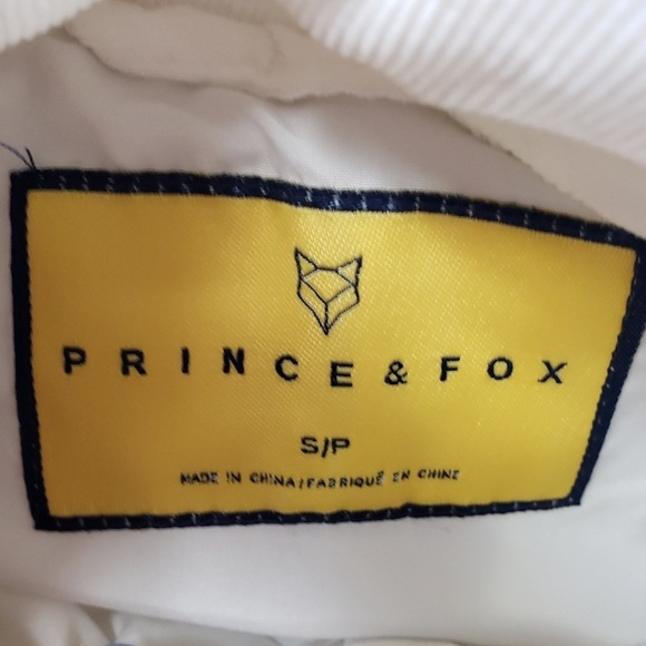 Prince & Fox White Puffer Vest Size S/P - Picture 5 of 10